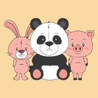 Картина за номерами «Несподіване об'єднання» 20х20 см, ТМ Strateg