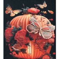 Набір з алмазною мозаїкою «Японський ліхтар» 30х40 см, ТМ Strateg