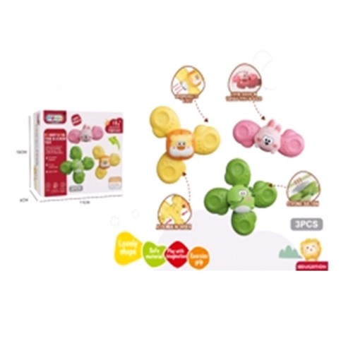 Ігровий набір:3 спінери по 10,5 см на присосках, у коробці 11х10х6 см