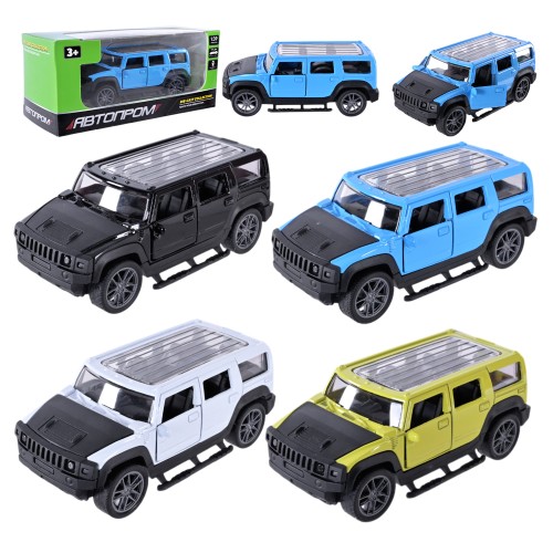 Машина 10 см 1:43 металева з дверима що відкриваються, в асортименті, у коробці 14х6х6 см, АВТОПРОМ