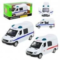 Машина «Mercedes-Benz Sprinter» 11,5 см 1:53 металева з дверима що відкриваються та гумовими колесами, у коробці 14,5х6,5х7 см, АВТОПРОМ