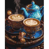 Картина за номерами «Мелодія кави» 40х50 см, ТМ Ідейка