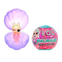 Ігровий набір з лялькою LOL SURPRISE! «Mermaids! Русалоньки-сестрички» з аксесуарами, змінюють колір у воді, упаковка 6х6х6 см