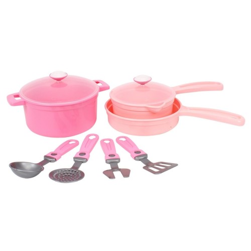 Набір посуду з 9 предметів, у сітці 31,5х20х10 см, ТМ Технок