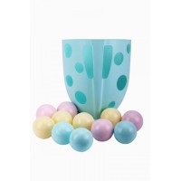 Набір кульок для сухих басейнів з 12 кульок та тримача, у сітці 30х20,5х13 см, ТМ Технок