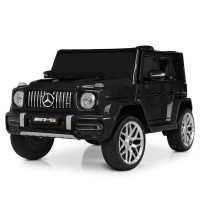 Машина «Джип» 2,4G на акумуляторі 12V 7AH 2 мотори 30W з музикою, світлом, MP3 та пультом, колеса EVA, чорний