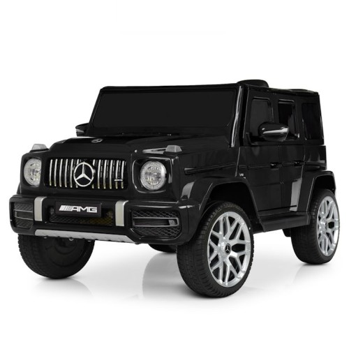 Машина «Джип» 2,4G на акумуляторі 12V 7AH 2 мотори 30W з музикою, світлом, MP3 та пультом, колеса EVA, чорний