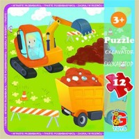 Пазли «Транспорт» на 12 елементів, ТМ G-Toys