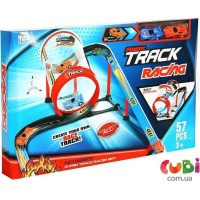 Трек з 57 елементів та 2-х машинок у коробці 55х35х8 см