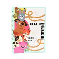 Настільна гра «Веселі шнурочки. Тварини», у коробці 17,5х12,5х4,5 см, ТМ Strateg