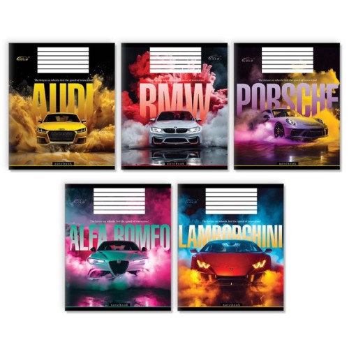 Зошит на 48 аркушів у клітинку «Швидкість інновацій», №3535, ТМ Gold Brisk