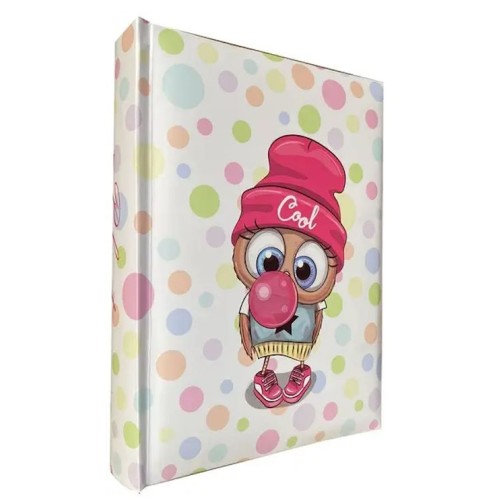 Фотоальбом «BABY OWL» на 200 фото 10х15 см, ламінований картон, паперові аркуші, 22х22 см