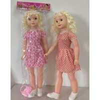 Лялька 74 см музична, на батарейці, в асортимені, у пакеті 30х81х8 см