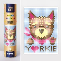 Картина за номерами «Йорк» з наліпками 1200 стікерів, у тубусі 33х48 см, ТМ Умняшка