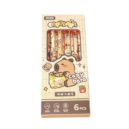 Ручка «Capybara» пиши-стирай автоматична синя 0,5 мм, в асортименті, у боксі, ТМ J.Otten