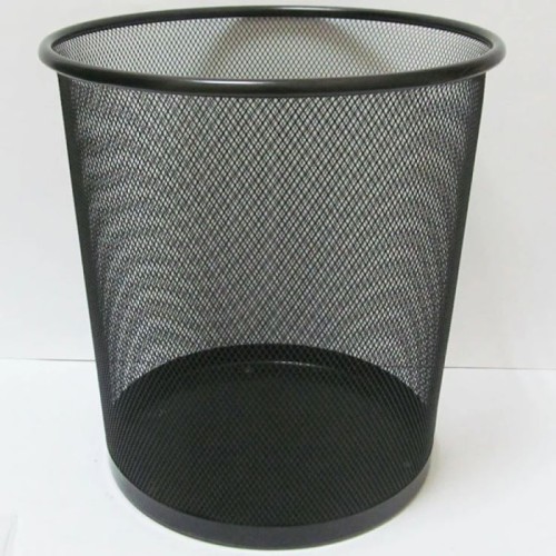 Кошик круглий металевий великий чорний 26х22x28см, ТМ J.Otten