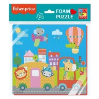 М'які пазли «Місто» на 25 елементів, у пакеті 24х29 см, ТМ Vlady Toys