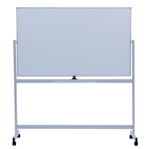 Фліпчарт двосторонній 90х150 см горизонтальний магнітний, для письма маркером з алюмінієвою рамою, ТМ Buromax