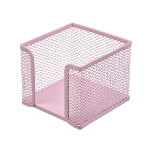 Бокс для паперу «PASTEL» металевий рожевий, ТМ Buromax