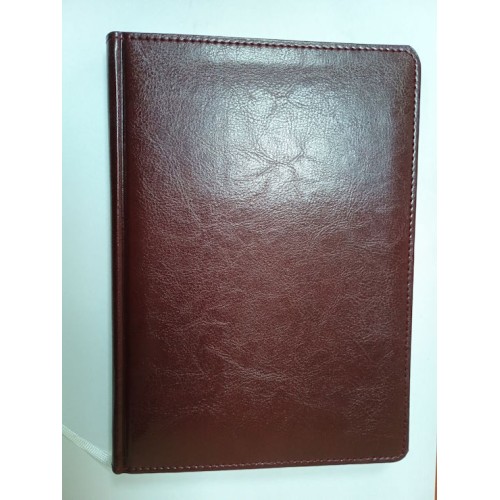 Щоденник напівдатований «Flesh» на 168 аркушів, бордовий , ТМ Brisk