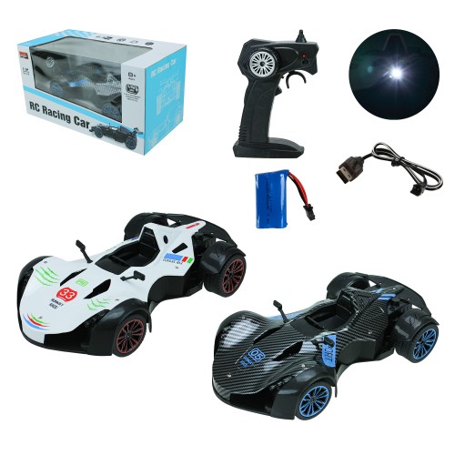 Машина 30 см р/к на акумуляторі зі звуком та світлом, у коробці 41х21,5х21,5 см