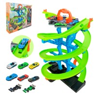 Трек 53х35х37 см та 8 машинок, у коробці 46х9х40,5 см