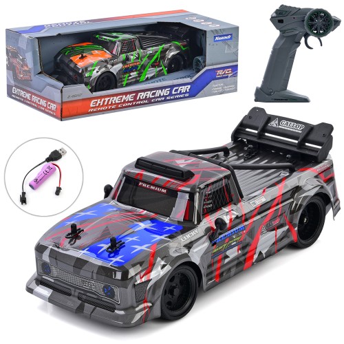 Машина 27,5 см 1:16 р/к на акумуляторі з USB, корпусом що не не б'ється та гумовими колесами, у коробці 34,5х11, 5х17,5 см