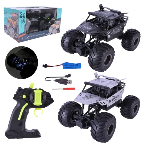 Машина 26 см р/к на акумуляторі зі світлом, в асортименті, у коробці 29х18,5х15,5 см