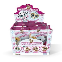 М'яка колекційна іграшка «Чарівне цуценя», колекція з 4 цуценят, в асортименті, 12 штук у дисплеї 18х18х6 см