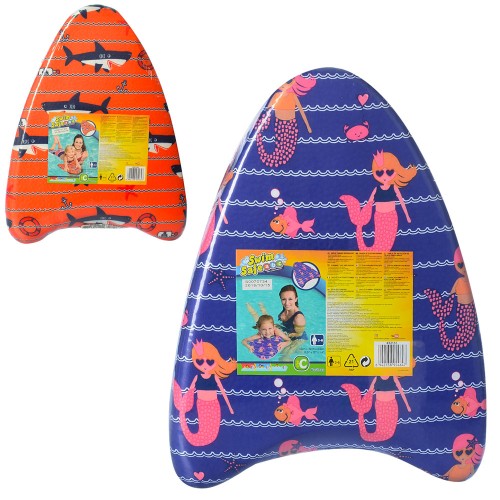 Дошка для плавання 42х32х3,5 см з максимальною навантаженням до 30 кг на 3-6 років, під слюдою, ТМ Intex