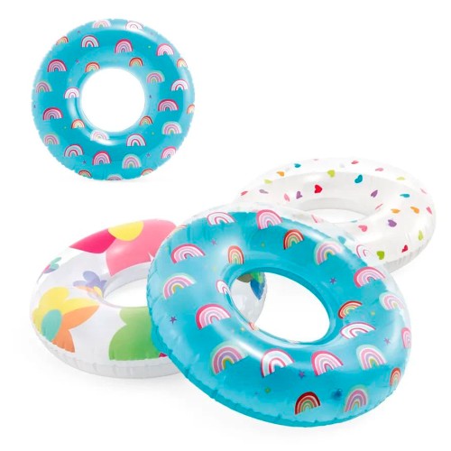 Коло надувне «Сердечко» 81 см з максимальним навантаженням до 40 кг, від 8 років, в асортименті, у коробці 23х4х15 см, ТМ Intex