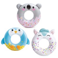 Коло надувне «Милі звірята» від 91 см з максимальним навантаженням до 40 кг, від 8 років, в асортименті, у коробці 24х2х15,5 см, ТМ Intex