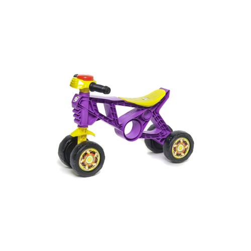 Мотоцикл-велобіг 4-колісний 57х28х38 см бузковий з максимальним навантаженням до 20 кг, ТМ Оріон