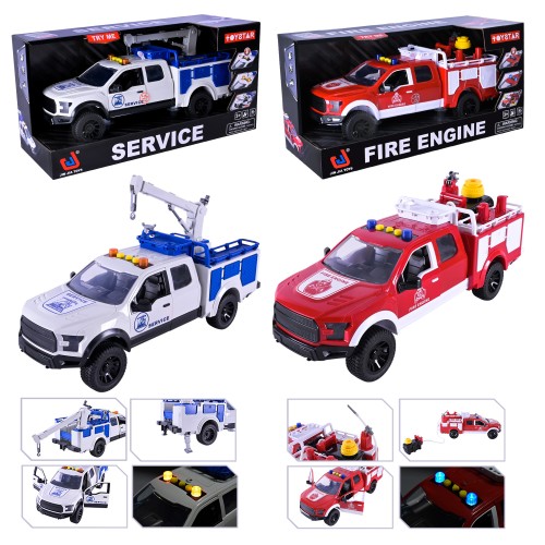 Машина 39 см зі світлом та звуком, на батарейці, в асортименті, у коробці 41х15,8х12,5 см