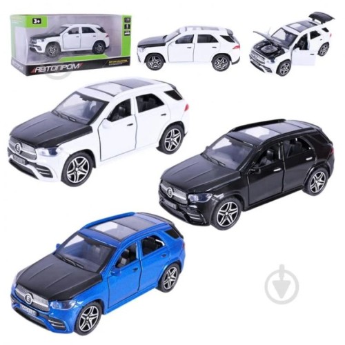 Машина 12 см металева з дверима що відкриваються, в асортименті, у коробці 15х6,5х7 см, АВТОПРОМ