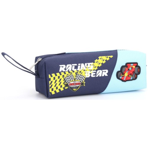 Пенал 21х4,5х6 см синьо-блакитний, ТМ Мандарин