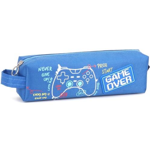 Пенал 21х4,5х6 см синій, ТМ Мандарин