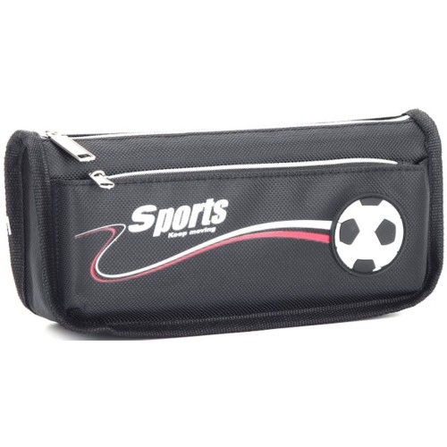 Пенал 21х5,5х9 см чорний, ТМ Мандарин