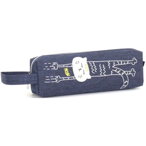 Пенал 21х4,5х6 см синій, ТМ Мандарин