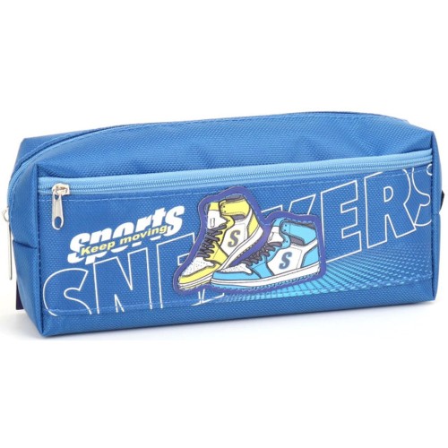 Пенал 21х4,5х9 см синій, ТМ Мандарин