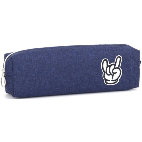 Пенал 21х4,5х6 см синій, ТМ Мандарин