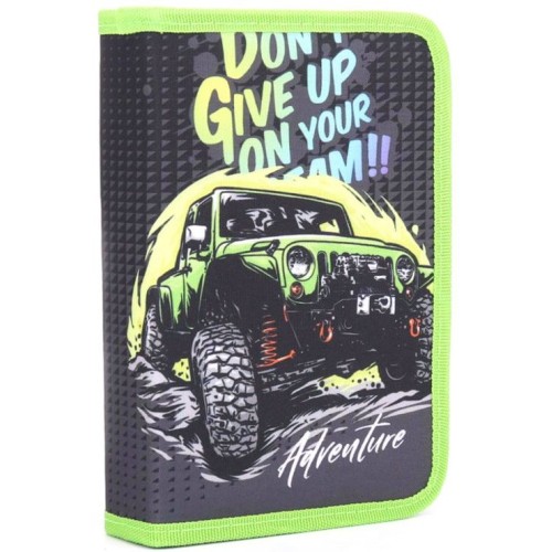 Пенал 14х4х20,5 см без клапана сірий, ТМ Мандарин