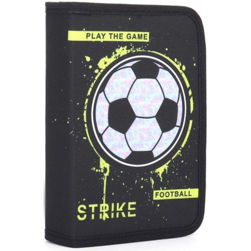 Пенал 14х4х20,5 см з клапаном чорний, ТМ Мандарин