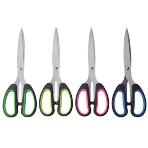 Ножиці офісні 20,7 мм з зеленими вставками,ТМ Buromax