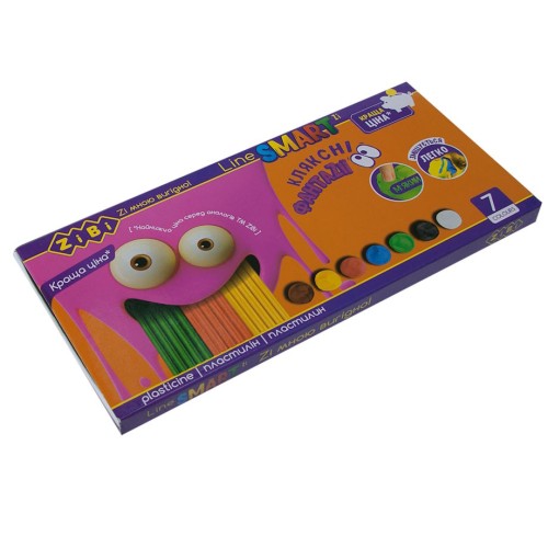 Пластилін на 7 кольорів, 140 г, KIDS Line