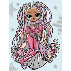 Картина за номерами «L.O.L. Surprise! O.M.G. Fashion show Twist Queen» зі стразами 30х40 см, ТМ Ідейка