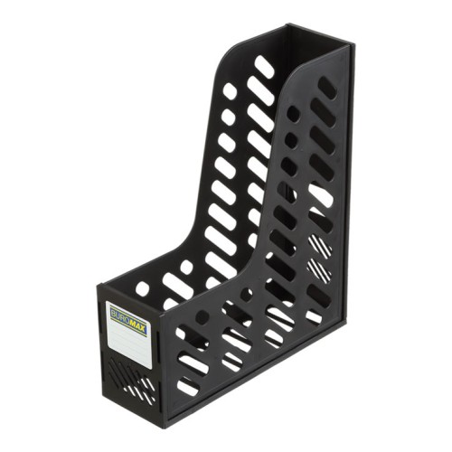 Лоток для паперів вертикальний 31х6х8,5 см одинарний чорний, ТМ Buromax