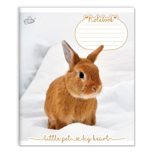 Зошит на 12 аркушів у клітинку «Маленькі улюбленці» №2529, ТМ Brisk