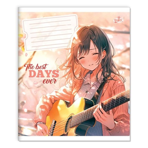 Зошит на 24 аркуші у клітинку «Незабутні моменти» №2574, ТМ Brisk