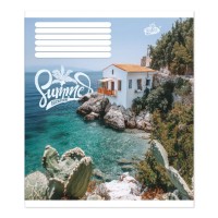 Зошит на 48 аркушів у клітинку «Літній настрій» №2588, ТМ Brisk